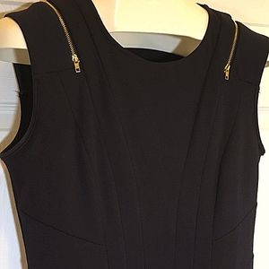 Spense Sleeveless Dress Spandex Zipper Detail